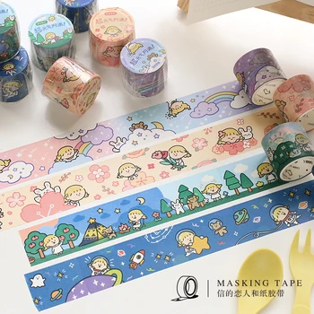 

1Pcs / diy Diary Washi Tape Cute Decorative Adhesive Tape Masking Tape For Stickers Scrapbooking DIY Stationery Tape