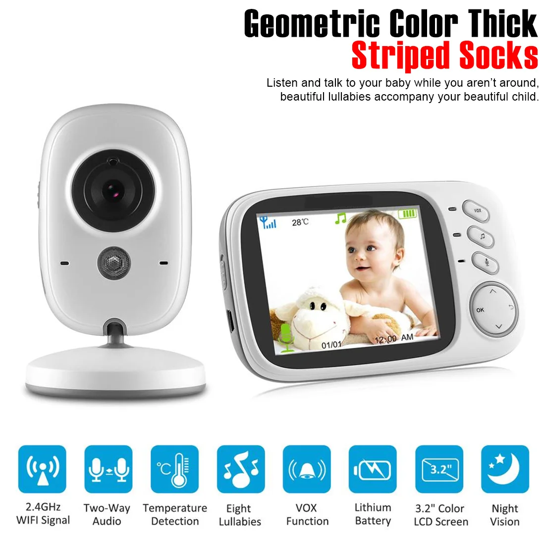 video baby monitor vb603