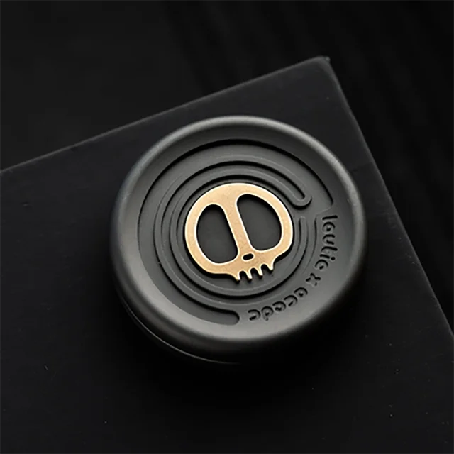 Stock ACEdc LAUTIE Co-branded Devil Milk Haptic Coin EDC Decompression Toy 4