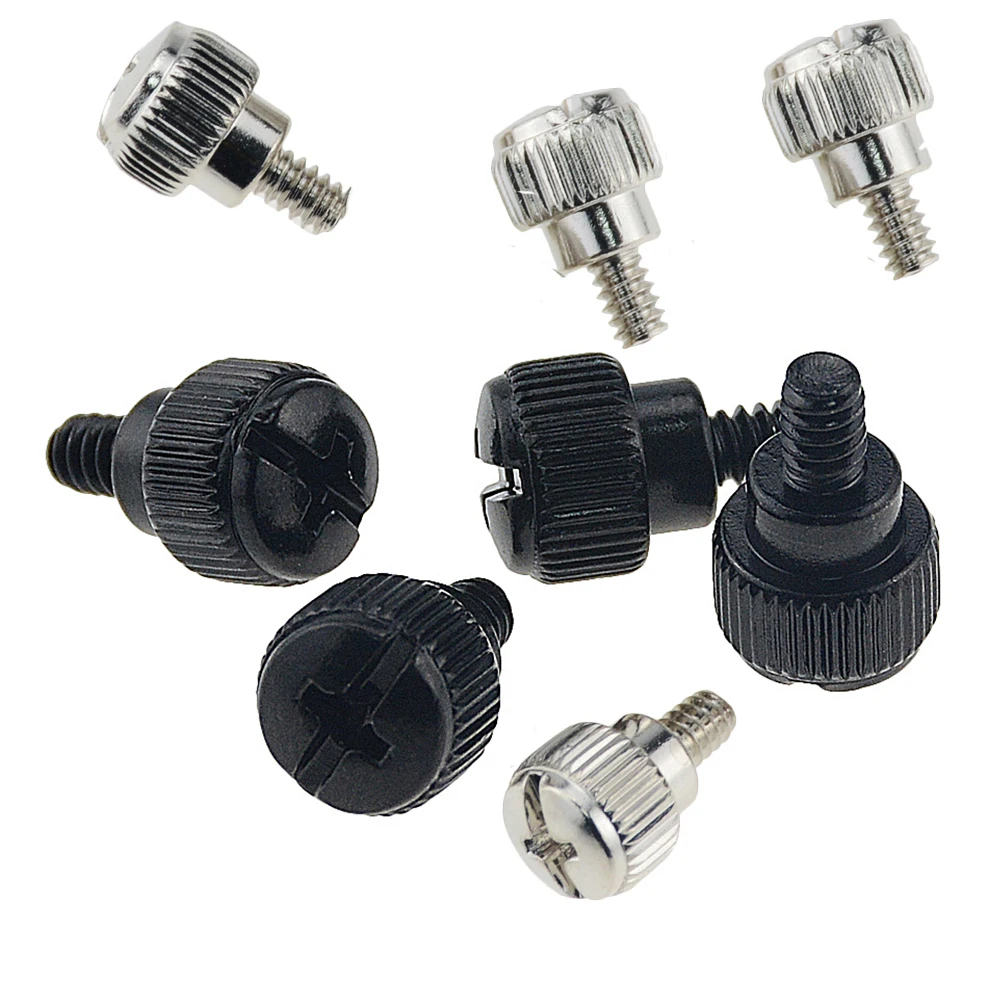 10PCS 6#-32*6 Thread Teeth Computer PC Case Cooling Fan Toolless Adjustment Screw Thumbscrews Thumb M3.5 | Обустройство дома