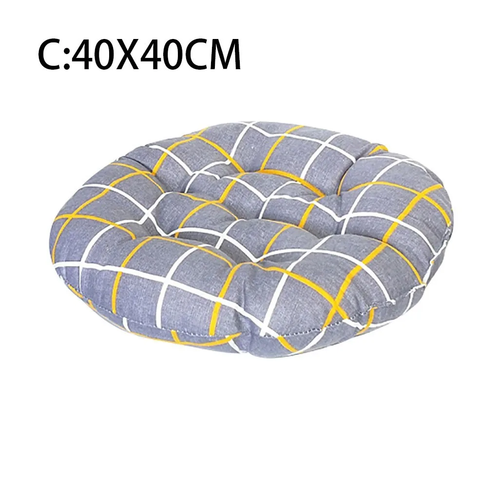 Chair Cushion Round Cotton Upholstery Soft Padded Cushion Pad Office Home Or Car Seat Cushion