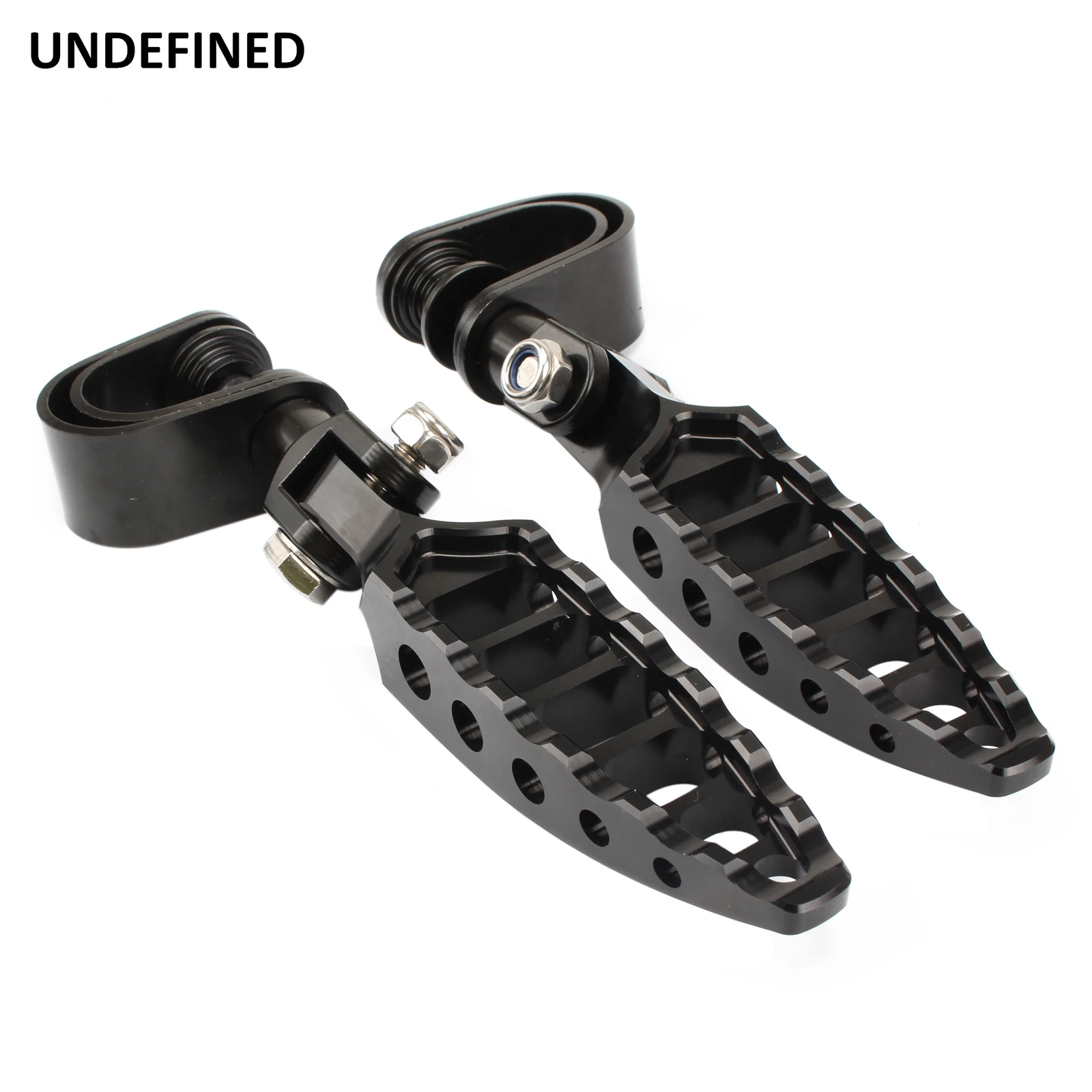 32mm Motorcycle Engine Guard Highway Foot Pegs Rest Clamps For Harley