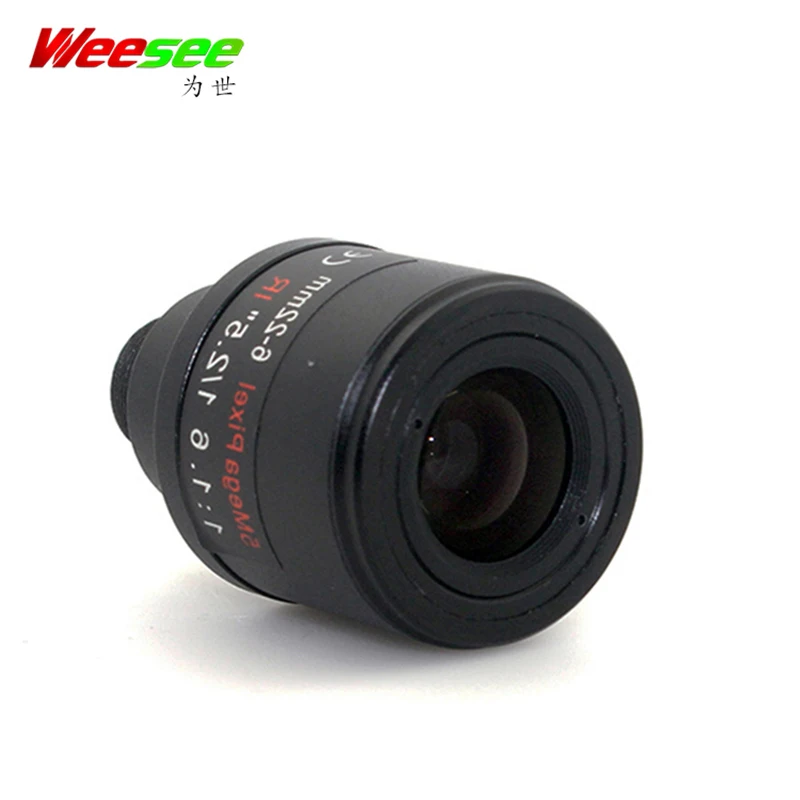 WS 1/2. 5 ''F1.4 M12 iris 5 мегапикселей 5MP HD CCTV объектив 6-22 мм CS крепление CCTV варифокальный объектив для камеры коробки/IP камеры