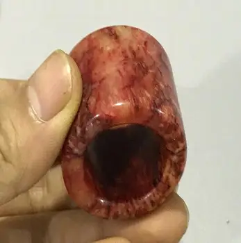 

Chinese Natural Jade Carved Thumb Ring Exquisite Gift Accessories