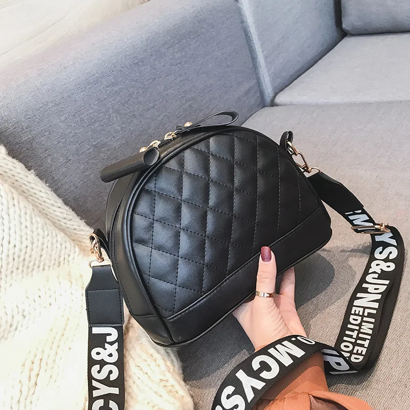

CHIC Hobo Bag 2018 New Style Crossbody Bag Korean-style Broadband Graceful WOMEN'S Bag Versatile INS Textured Fashion