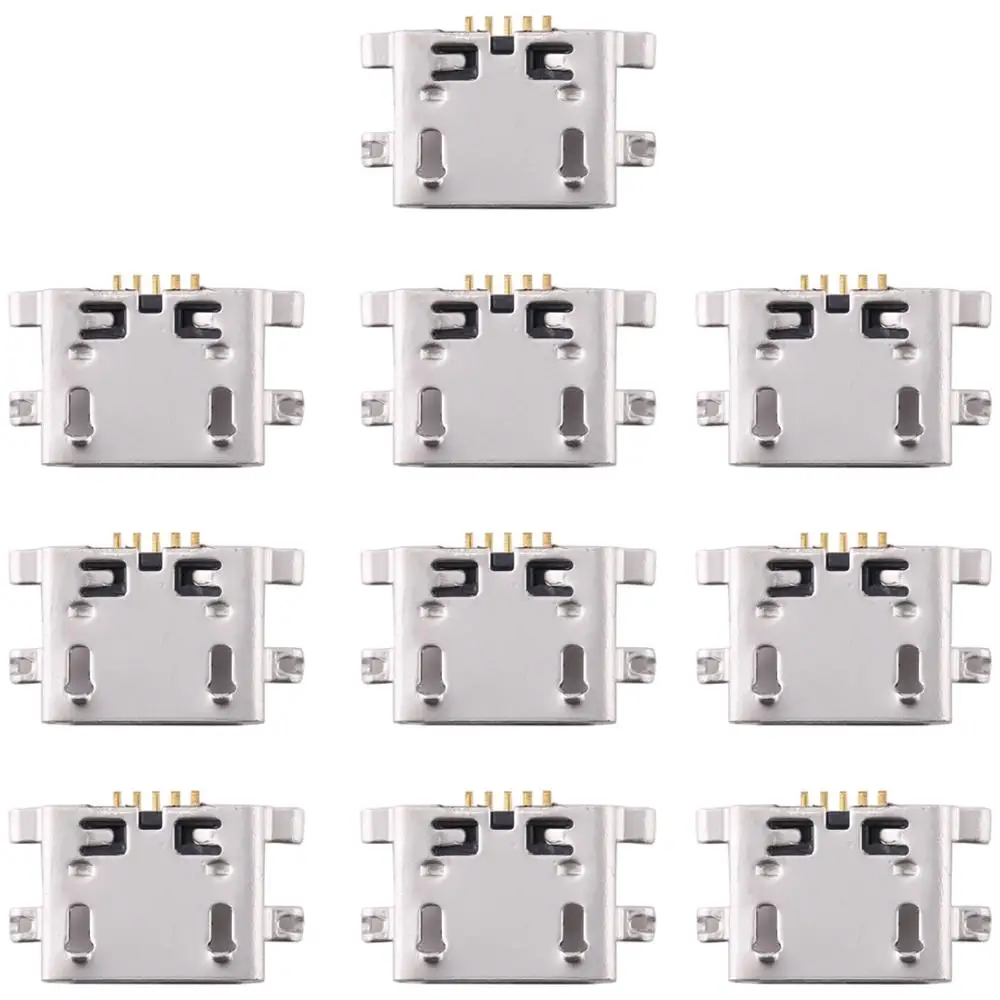 10 PCS Micro USB Charging Port Connector for Xiaomi Redmi Note 5 / Redmi Note 5 Pro Smartphone Charging Dock Replacement Part