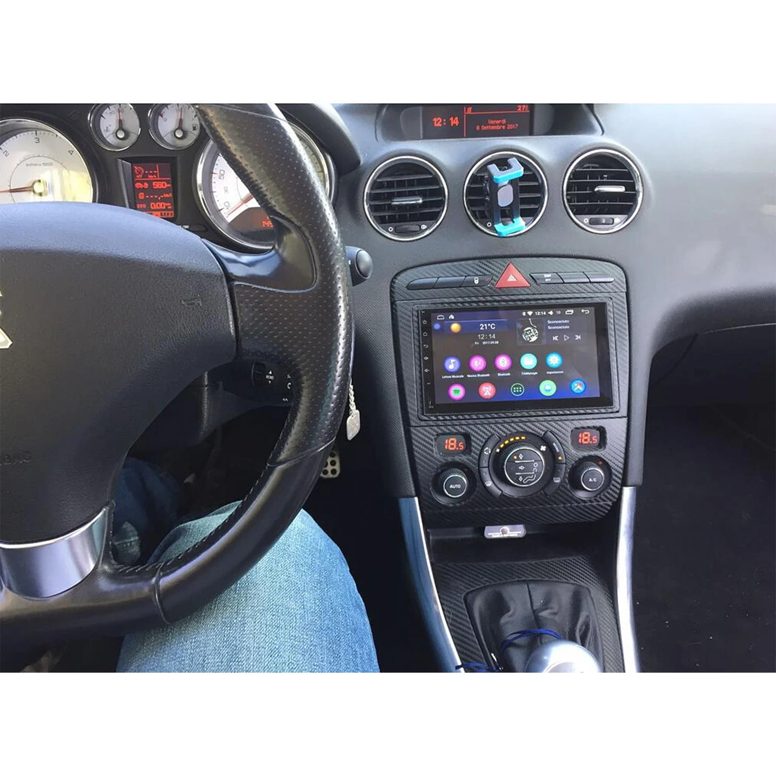 2Din " Мультимедиа Android 8,1 Автомагнитола для peugeot 308 408 gps DSP Carplay SPDIF сабвуфер 4G SIM WiFi DVR DAB OBD TPMS