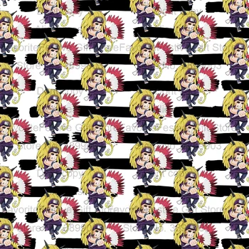 

Naruto Street Fashion Anime Fabric Quilting Patchwork Cloth Dress Puppet Garment Tissue Material Doll