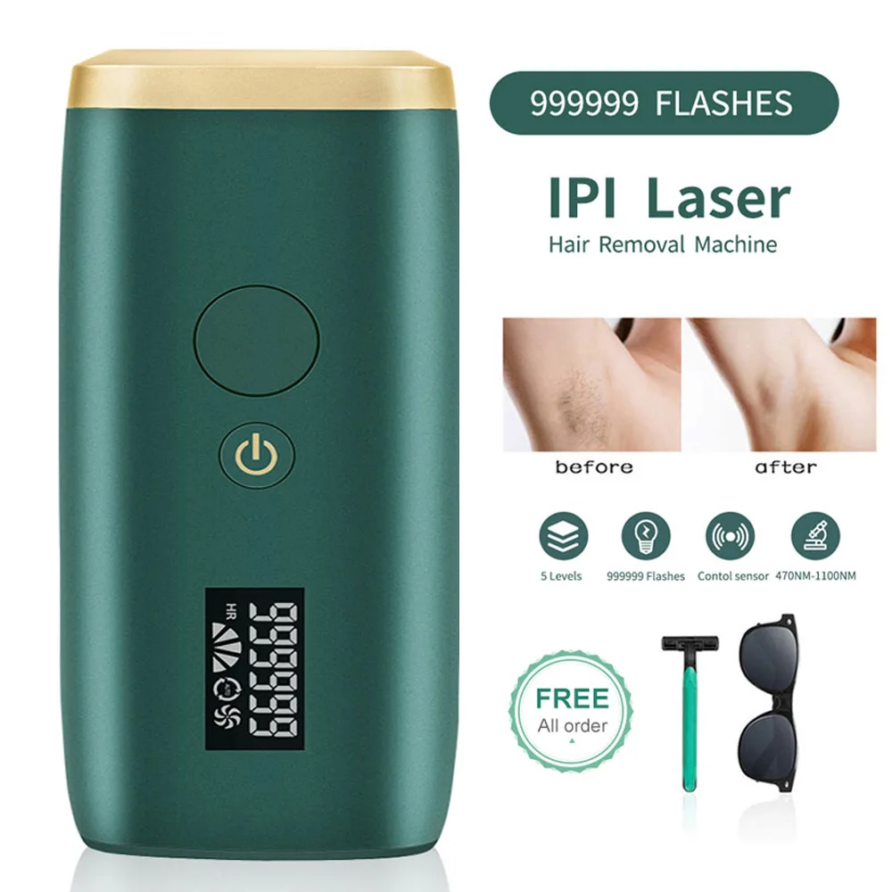 

999999 Flash IPL Epilator Laser Photon Permanent Painless Full Body Facial Hair Remover Depilator Device Machine New Arrival