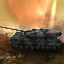 2,4G Радиоуправляемый Танк 1/16 с дистанционным управлением, немецкий леопард 2 A6, боевой танк, симулятор дыма, вращающаяся пусковая установка, танки для детей, подарок