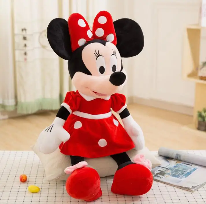 Hot Sale 20cm High Quality Stuffed Mickey&Minnie Mouse Plush Toy Dolls Birthday Wedding Gifts For Kids Baby Children