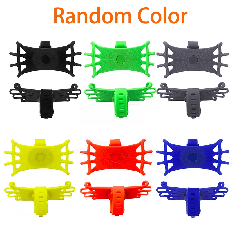random color Универсальный велосипедный держатель для телефона для IPhone 7 XS Max samsung Xiaomi 9, держатель для мобильного телефона мотоцикла, держатель для руля велосипеда - Цвет: random color