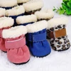 Botas de nieve antideslizantes para perros pequeños, zapatos gruesos para gatos y cachorros, calcetines para Chihuahua y Yorkshire, 4 Uds. ► Foto 3/6