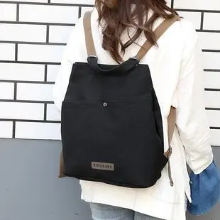 

Multi-functional Canvas Backpack 2019 New Style Canvas Shoulder Sling Bag Crossbody Bag Simple Versitile Fashion Shopping Handba
