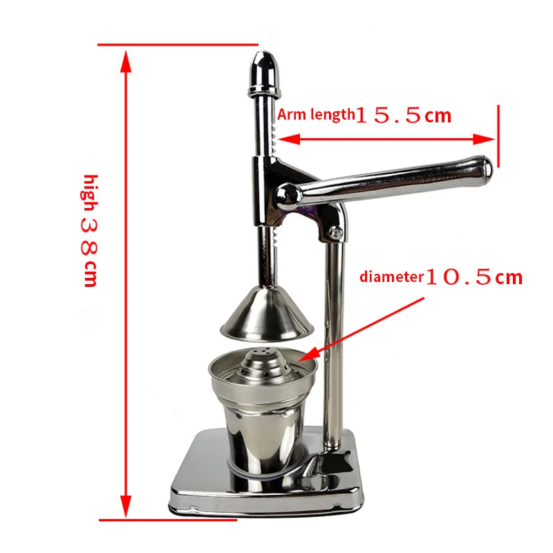 Professional Citrus Juicer Manual Citrus Press And Orange Squeezer Stainless Steel Countertop Squeezer For Fresh Orange Juice 6