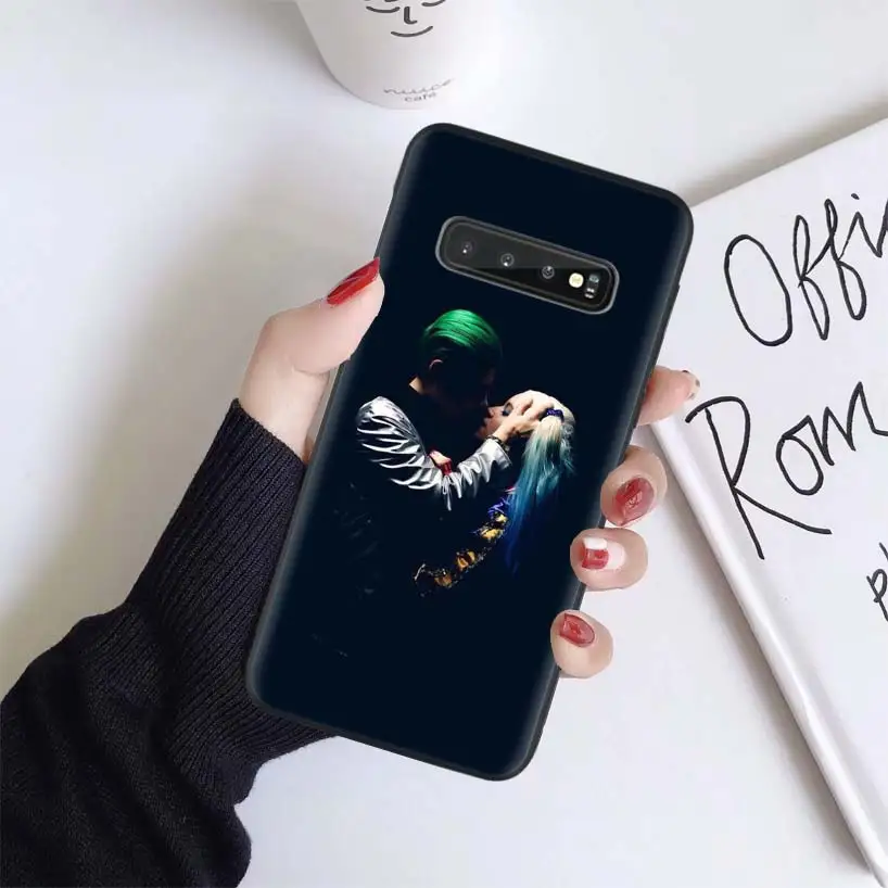 Джокер Отряд Самоубийц "," Харли Квинн "черный чехол для samsung Galaxy A50 A70 A50S A10S A20S A10 A20E A30 A40 M40 M30S A80 мягкий чехол для мобильного телефона C