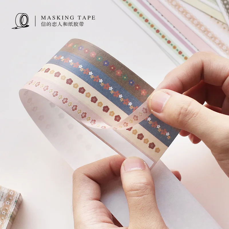JIANWU 8 мм x 3 м креативный kawaii полоса васи лента милый журнал стикер DIY декоративные
