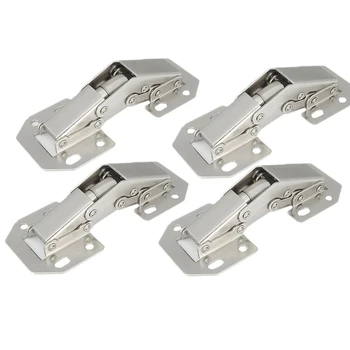 

4-Pack Hinge Easy Installation Hinges for Drawer Window Cupboard Cabinet Door Hinges