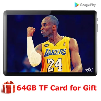 

2020 New Super 2.5D Tempered Glass 10 inch Tablet PC 32GB ROM 1280*800 IPS 10.1 Tablets Android 9.0+ Gifts 64G TF Card