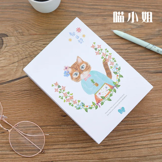 Cat-G Kawaii 375 листов блокнот для заметок может порвать сообщение бумага для заметок Кролик Кот ежедневный Еженедельный планировщик расписаний канцелярские принадлежности для школы - Цвет: Cat-G