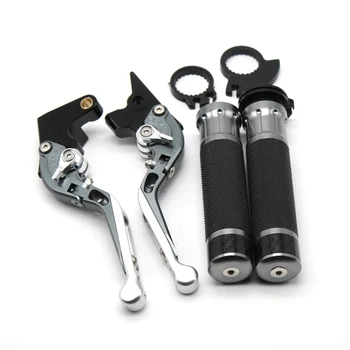 

For BMW R1200ST R1200RT R1200S R1200R R1200ST Motorcycle Accessorie Folding Brake Clutch Levers & Throttle Handlebar Hand Grips