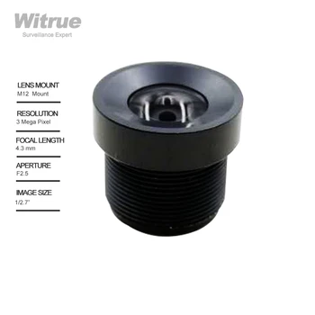 Witrue 3MP 4.3mm 렌즈 1/2.7 