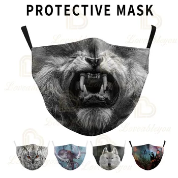 

Cotton Animal Mask Mouth Fabric Mask Dust Mask Face Dustproof Cotton Anti Reusable Mouth Mask Dropshipping