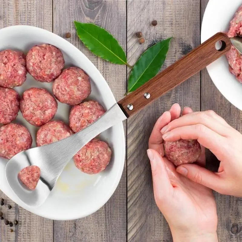 Антипригарный Meatball чайник из нержавеющей стали кухонная ложка Форма для фарша DIY кухонный гаджет инструменты для приготовления мяса