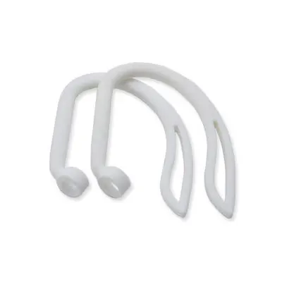 White Hangrui для Airpods pro силиконовый беспроводной крючок для наушников для AirPods 3 аксессуары защита для ушных крючков спортивный анти-потеря ушных крючков - Цвет: White