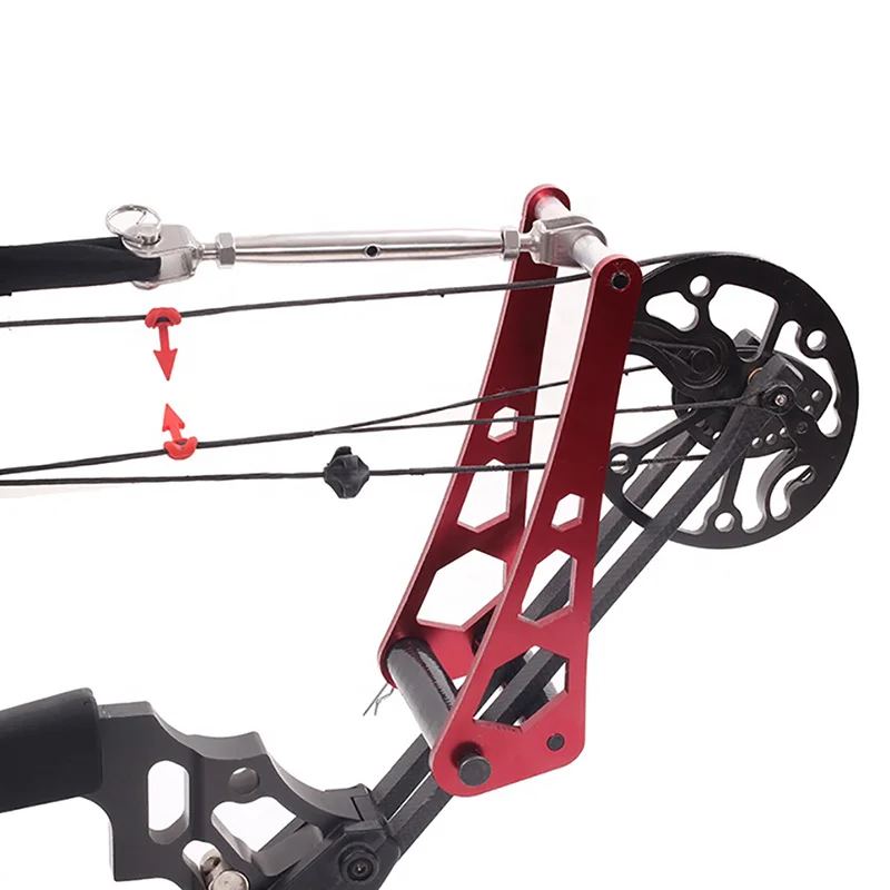 Aluminum Alloy Full Split Ratchet-Loc Archery Compound Bow Press String Changer Adjust Tools Handheld Portable Bow Opener