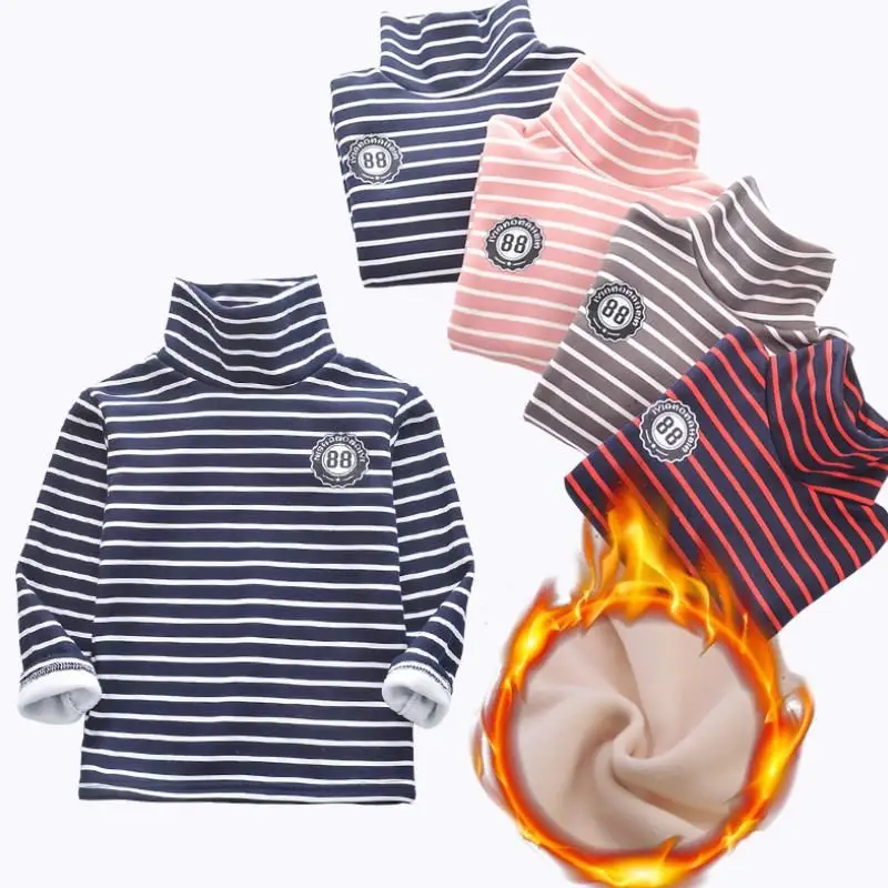 Свитер в полоску для мальчиков пуловер новинка осень-зима 2020 Детский свитер с