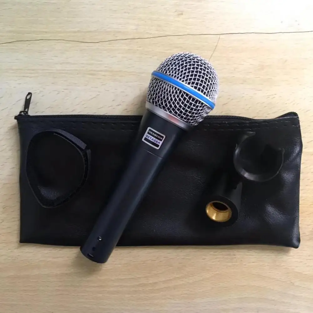 2pcs/lot Beta 58a Vocal Karaoke Handheld Dynamic Wired Microphone BETA57A BETA87 BETA58 Microfone Mike 58A Mic | Электроника