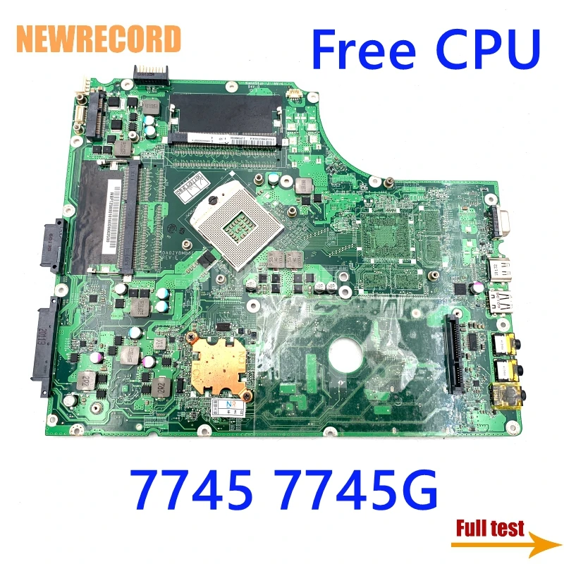 Материнская плата для ноутбука ACER ASPIRE 7745 7745G HM55 HD без графики новая запись MB.PTZ06.001