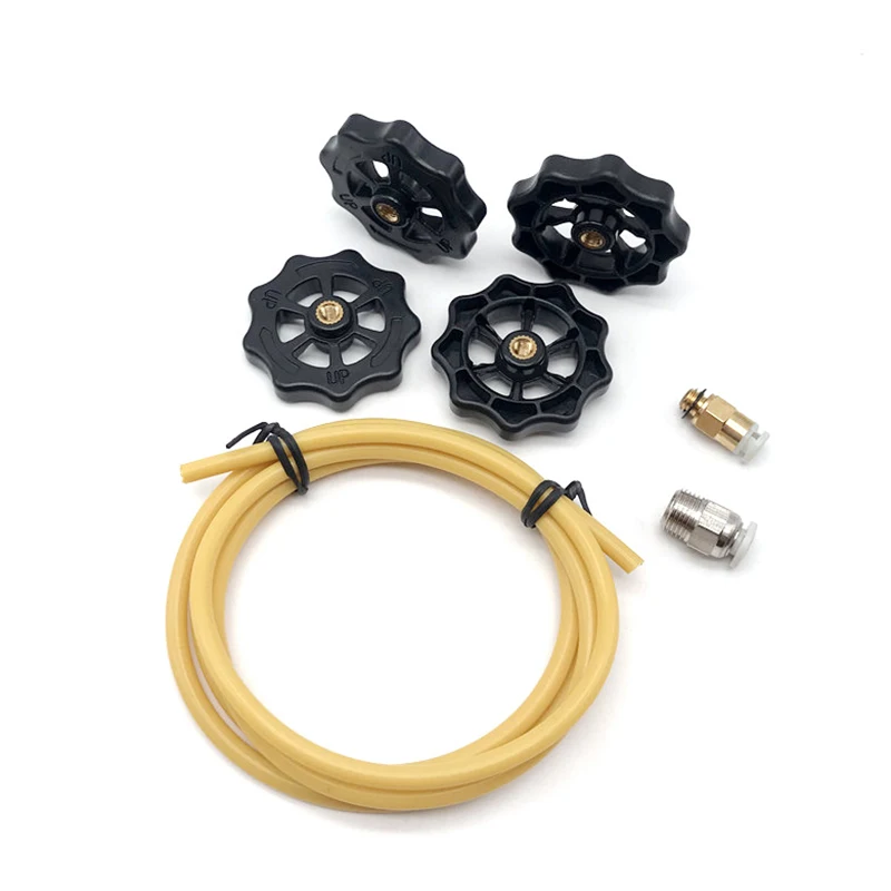 2*4 мм PTFE трубка комплект с PC4 Пневматический разъем+ M4 гайка комплект для 3d принтера H-best