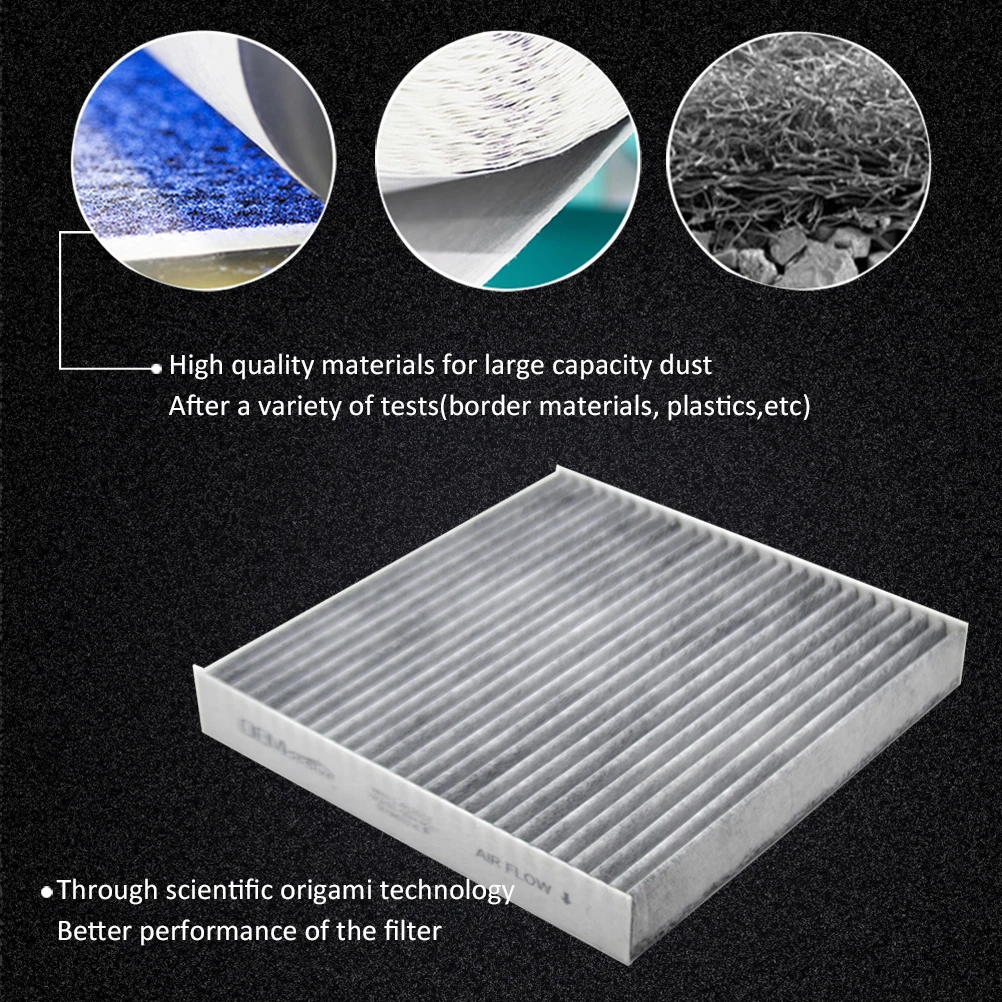 Car Pollen Cabin Filter Activated Carbon 80292-SDA-A01 80292-SWW-G01 for Honda Accord Civic Crosstour CR-V CRV Legend Pilot air filter