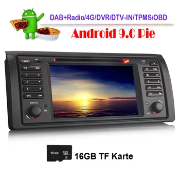 

7" Car DVD GPS Navi Android 9.0 for Range Rover L322 Vouge HSE BMW 5 Series E39 Bluetooth DAB Autoradio Wifi USB DVR DVB-T OBD