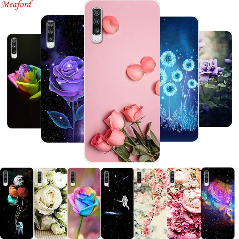 Чехол для Samsung Galaxy A70 A50 A30S силиконовая задняя крышка мягкий чехол из ТПУ телефона