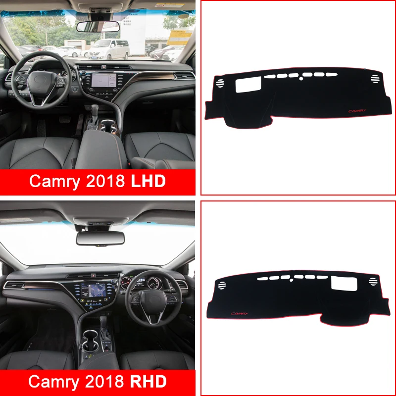 Для Toyota Camry 2012- приборной панели автомобиля Избегайте светильник коврик приборная панель Крышка КОВРИК КОВРЫ автомобильные аксессуары