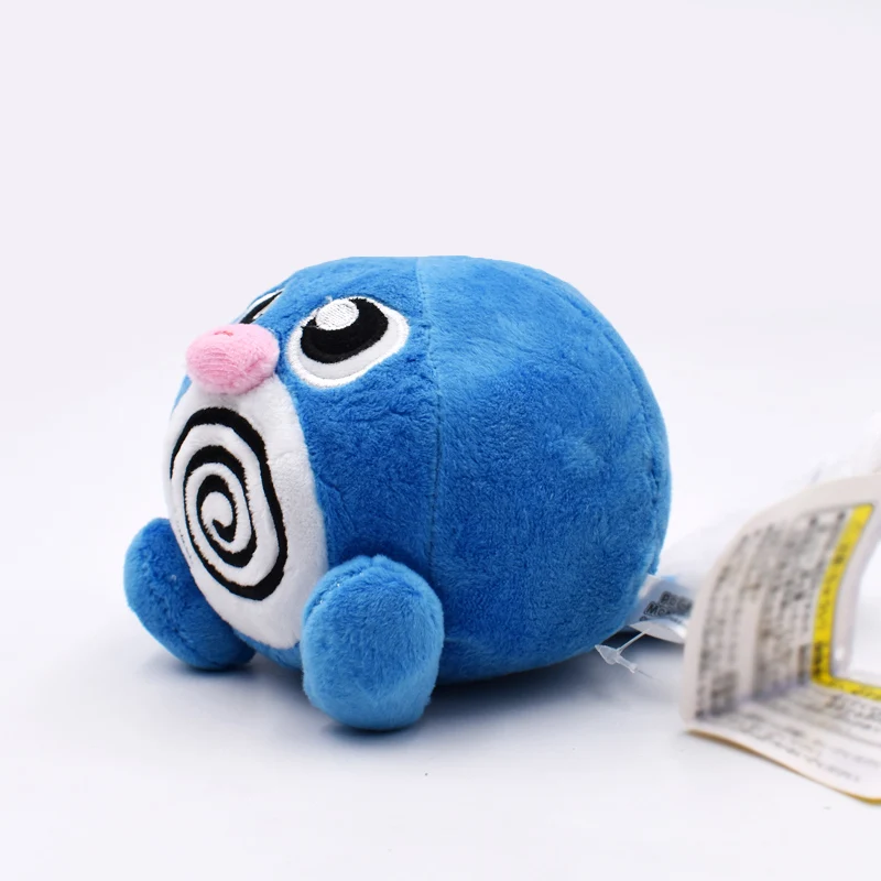 Takara Tomy Pokemon Plush Cartoon Anime Poliwag Poliwhirl Soft Stuffed Toy Animal Doll Gift for Children 12cm
