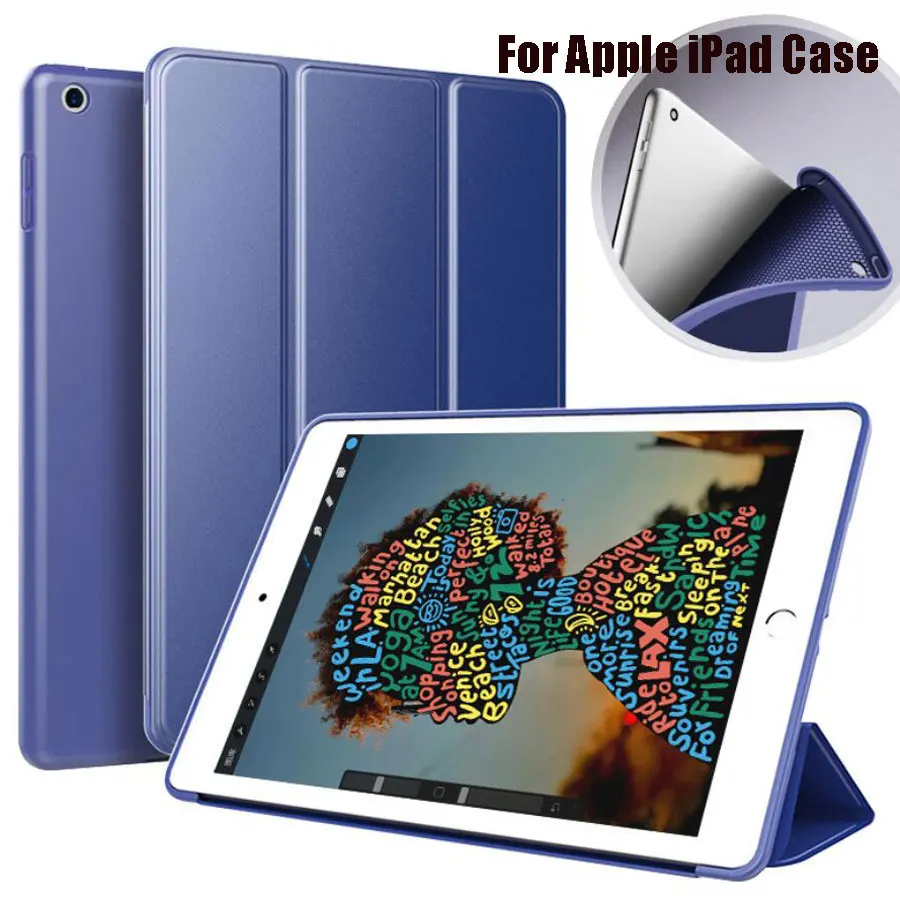 Для Capa iPad Pro 12 9 10 5 силиконовый мягкий ТПУ 2019 смарт чехол теплоотвод