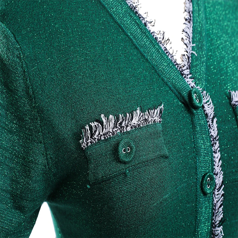 Женское элегантное платье свитер с v образным вырезом и длинным рукавом