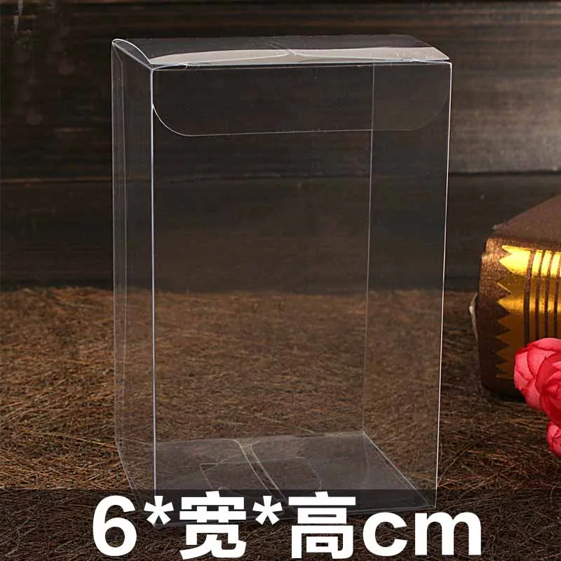 

Transparent Rectangle pvc packing box /clear pvc box for wrapping fruits and candy Clear pvc box packaging for various products