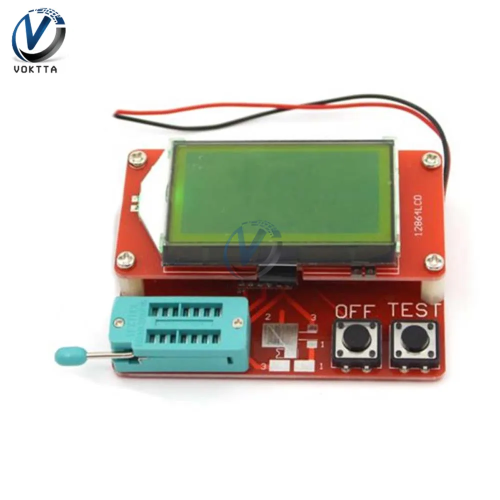 LCR-T5 ATmega328 транзистор тест er ЖК цифровой дисплей мультиметр Цифровой профессиональный измеритель транзистора детектор