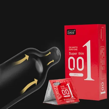 10pcs Super Thin Condom for Men ultrathin Natural Rubber Latex condoms water based hyaluronic acid lubricated penis sleeve 1