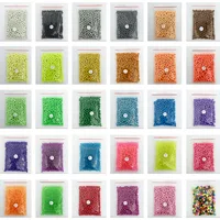 500Pcs Plastic bag packag 5mm perlen Water Beads Spray aqua Magic beads Educational Puzzles pegboard for Children Toy 1