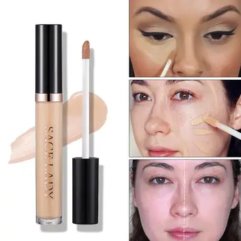 

SACE LADY 6ml Professional Make Up Concealer Full Cover Liquid Foundation Blemish Covering Makeup Concealer maquiagem