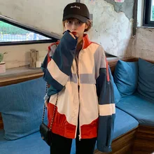 Бейсбольная форма для женщин, весна и осень, модные спортивные куртки для студентов, свободный крой, BF Casua