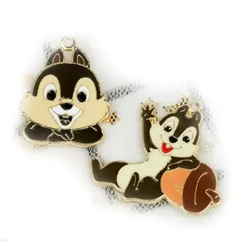 

Lot 30pcs Cartoon chipmunk Metal Charms Jewelry Making Pendants Earrings DIY