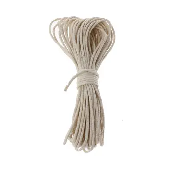 

2020 New Drop ShiP 1mm Waxed Cotton Cord Baby Teether Accessories 5m Line For DIY Jewelry Making