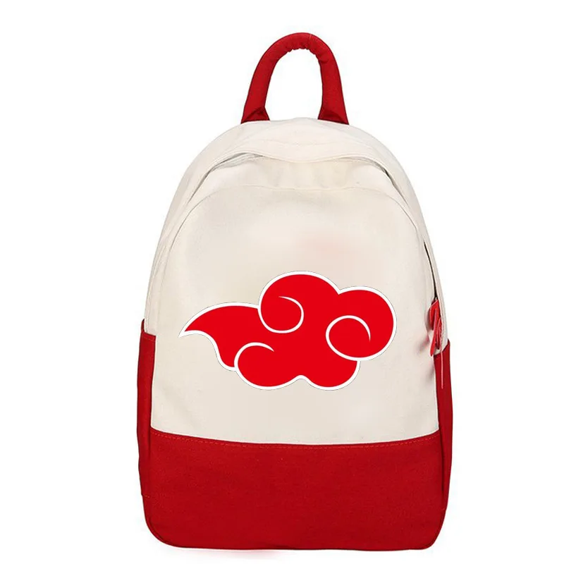 Японский аниме Наруто рюкзак Akatsuki Itachi Sharingan Косплей школьные рюкзаки для